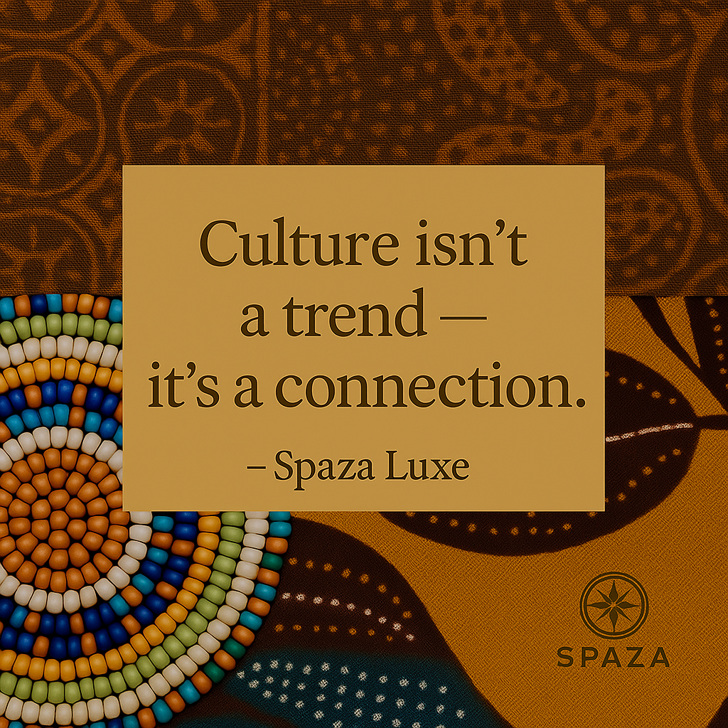 ✨ Spaza Luxe Signature Poncho – Limited Print Edition ✨