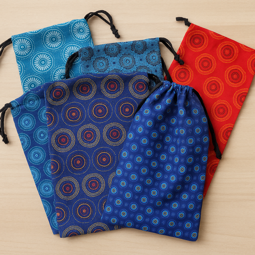 Drawstring Shweshwe Fabric Bag
Heritage in every stitch.