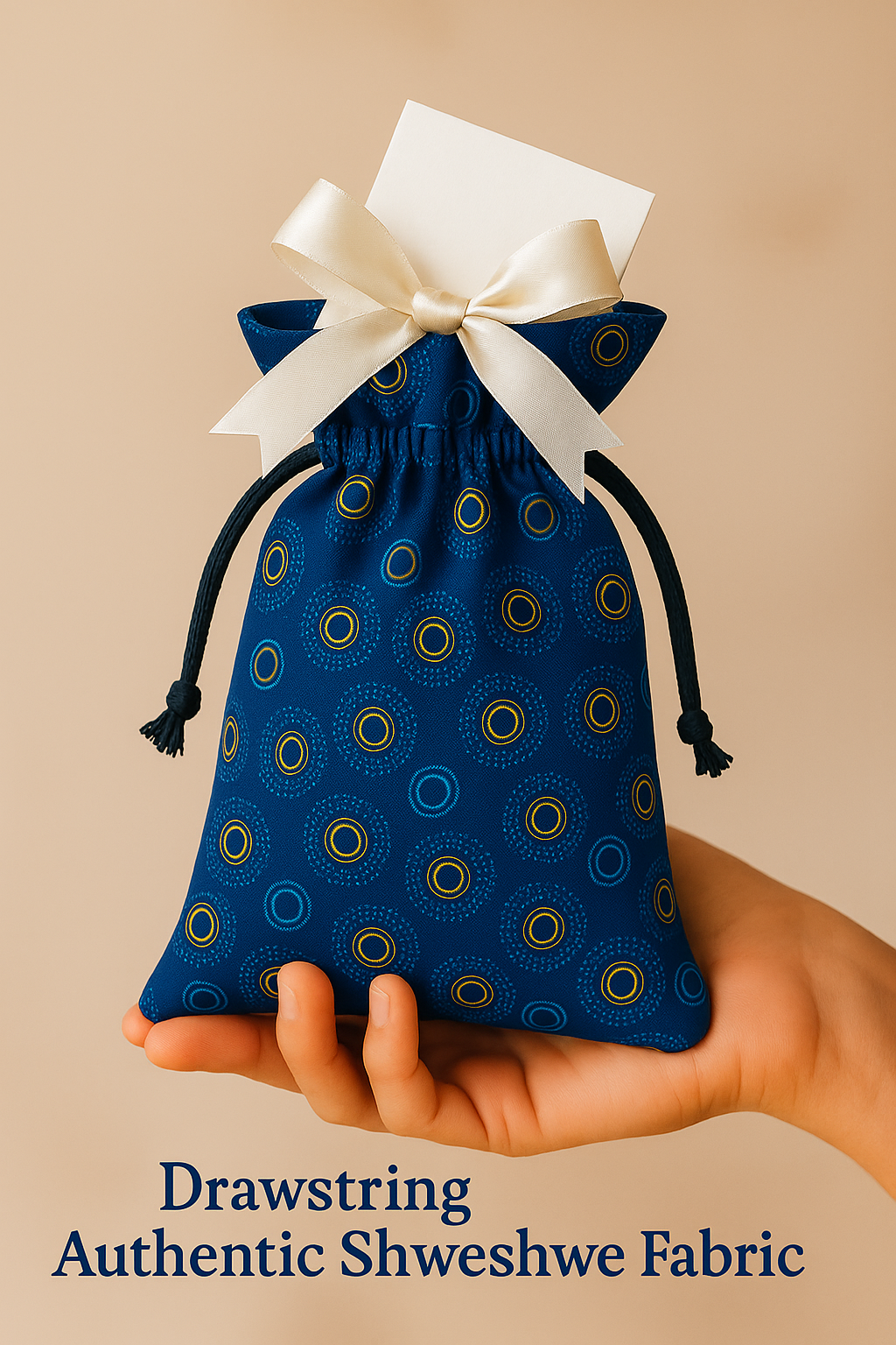 Drawstring Shweshwe Fabric Bag
Heritage in every stitch.