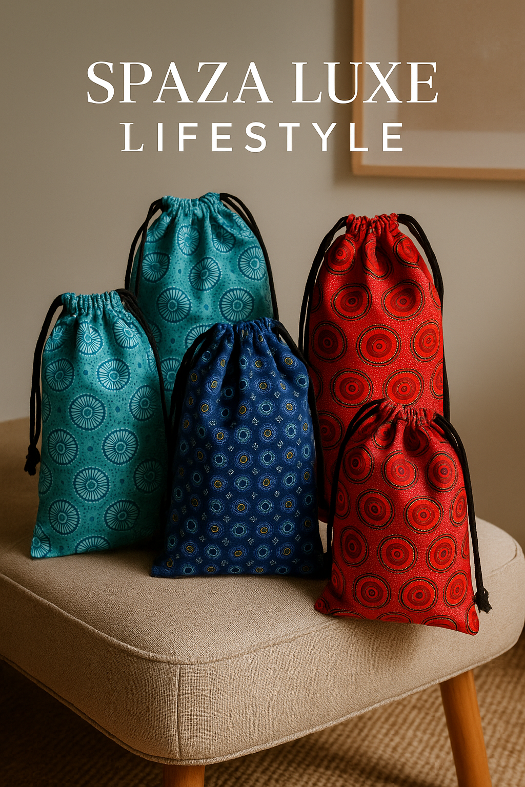 Drawstring Shweshwe Fabric Bag
Heritage in every stitch.
