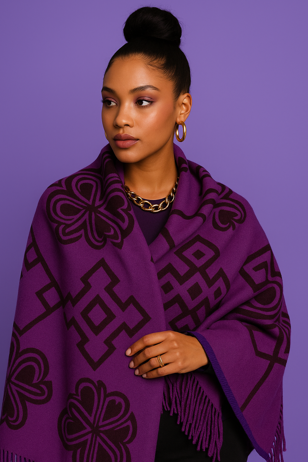 YBD Throw – Semomotela | Radiant Orchid / Petunia