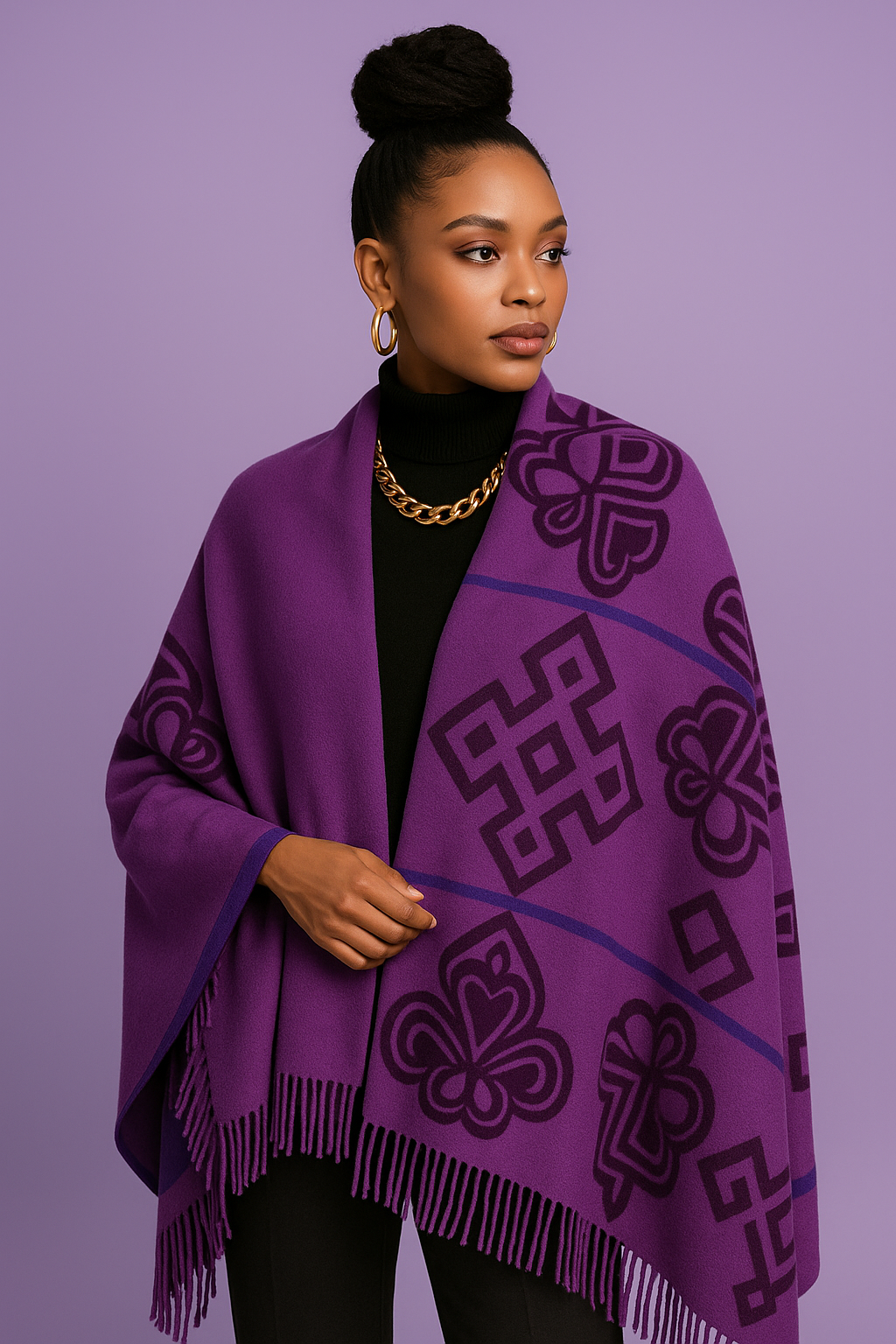 YBD Throw – Semomotela | Radiant Orchid / Petunia