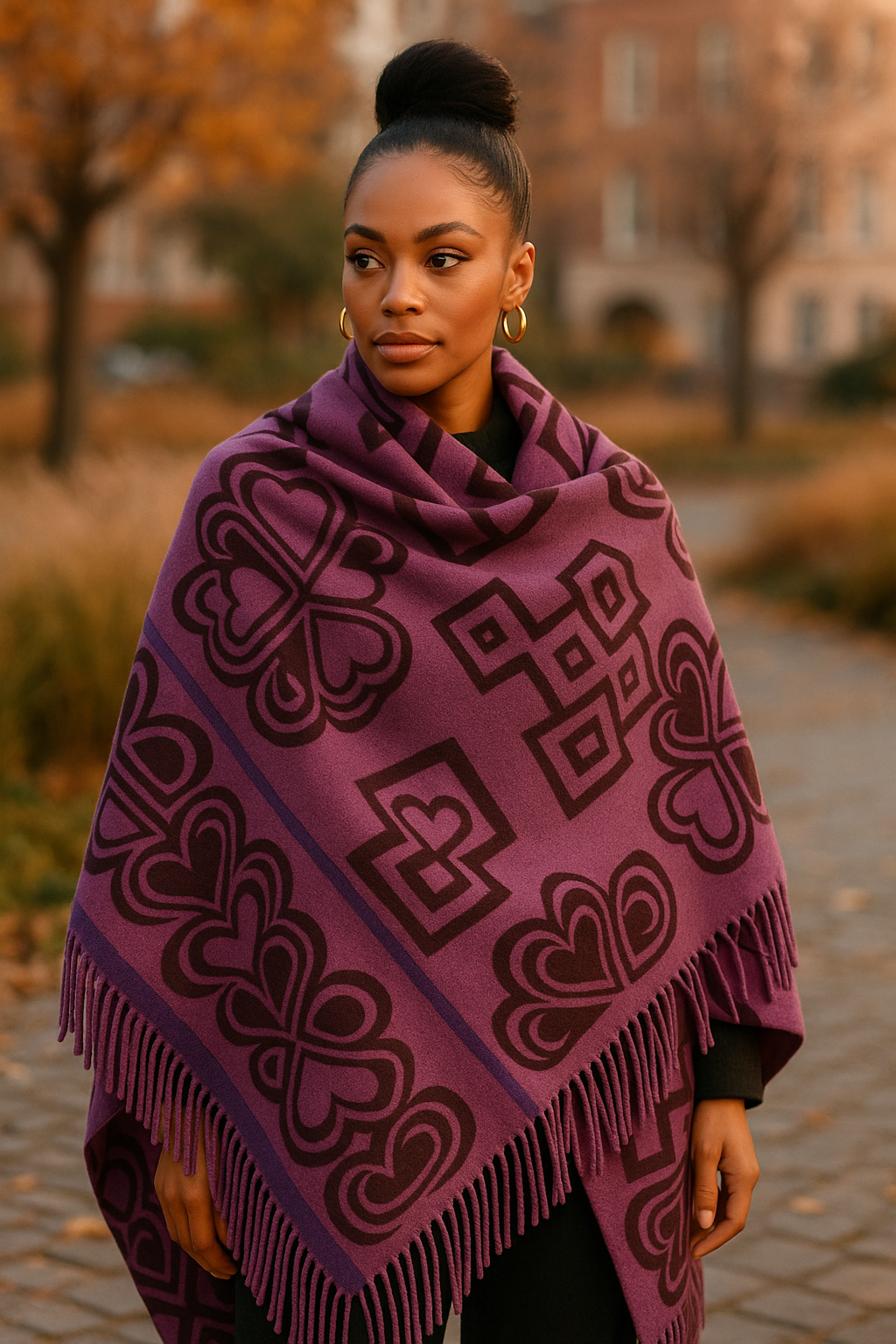 YBD Throw – Semomotela | Radiant Orchid / Petunia