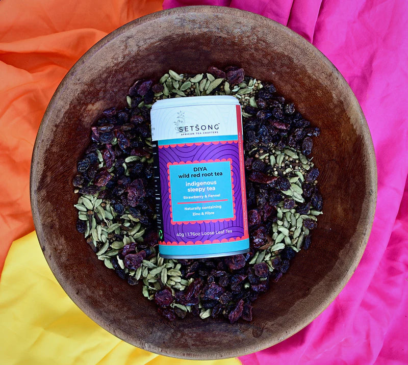 Sleepy Tea – Diya Red Root Tea | Strawberry & Fennel Infusion