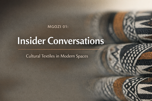 Insider Conversations: Cultural Textiles in Modern Spaces