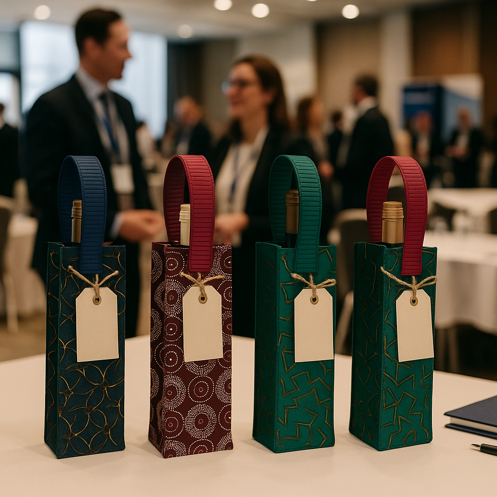 Shweshwe Fabric Wine Bags